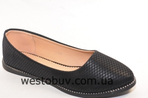 Женские балетки каемка страз С39