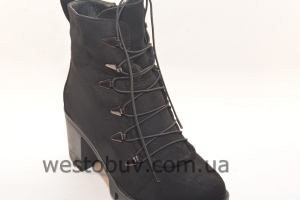 Замшевые зимние женские ботинки M1-11