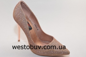 Женские туфли золотистые 4503-9a