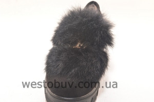 Зимние женские полуботинки с опушкой 866-2