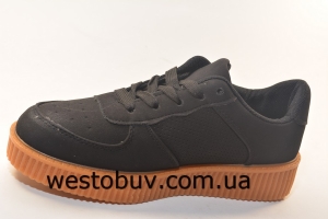 Черные слипоны экко-замш AD-275