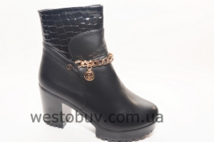 Ботинки для женщин зимние золотистая цепка 015PS