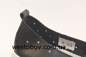 Мокасины черного цвеат для женщин 8-33b