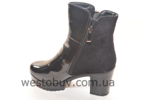Зимние ботинки женские стразы 011LA