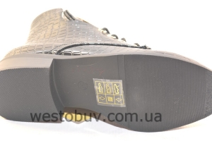 Лаковые ботинки золотистая фурнитура 573-4