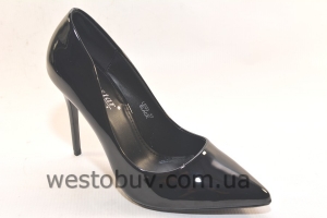 Лаковые туфли на шпильке женские LE03