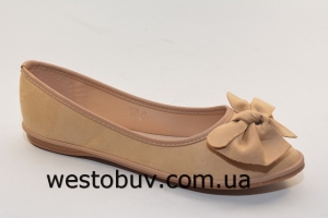 Удабные женские балетки с бантиком