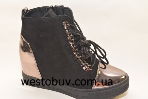 Ботинки женские на танкетке FA135