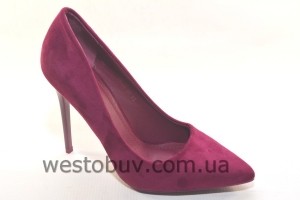 Качественные женские туфли экко-замш 1030A-42