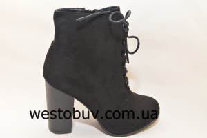 Женские  ботинки на шнурках 66-202