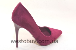 Качественные женские туфли экко-замш 1030A-42