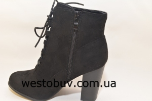 Женские  ботинки на шнурках 66-202