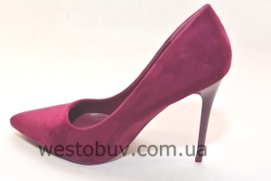 Качественные женские туфли экко-замш 1030A-42
