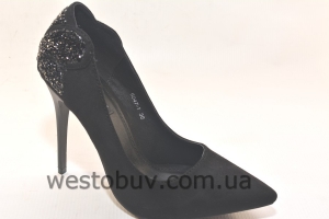 Туфли на шпильке женские стразы 5047-1