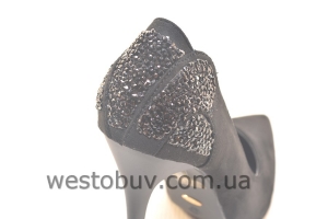 Туфли на шпильке женские стразы 5047-1