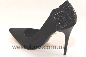 Туфли на шпильке женские стразы 5047-1
