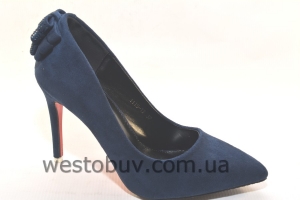 Туфли на шпильке женские красная подошва  1115-13