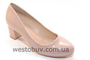 Женские туфли бежевая экко-кожа JL725-5
