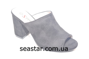 Босоножки женские черый замш CL-58a