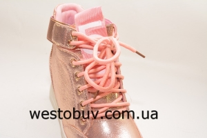 Розовые женские  сникерсы на танкетке 50-3