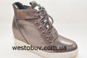 Женские  сникерсы на танкетке 50-2