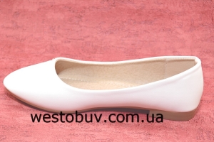 Балетки женские с брошью