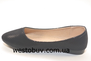 Балетки женские экко-замш