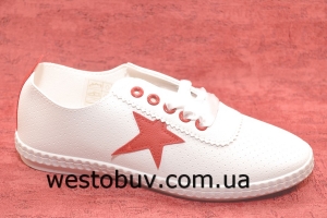 Мокасины женские на шнурках 9825c