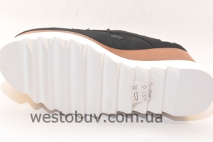 Черные женские туфлина GG-35c