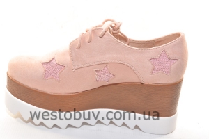 Модные женские туфлина звездочки GG-35d