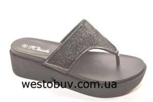 Шлепанцы женские в стразах XQ55001b