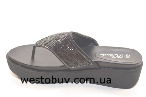 Шлепанцы женские в стразах XQ55001b