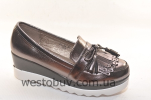Модная бронза женские туфлина GG-34a