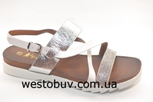 Комбинированные женские босоножки  JX823-2