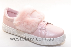 Нежно розовые мокасины для женщин  N002a