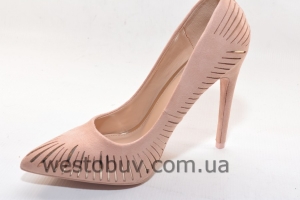 Туфли на шпильке женские прорези  LE016P