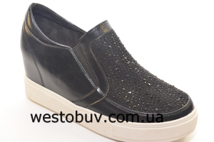 Cлипоны  женские на танкетке  015b