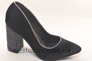 Туфли женские каблук с блеском 3040-2