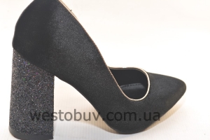 Туфли женские каблук с блеском 3040-2