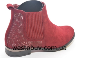 Женские замшевые ботинки Y065-3a