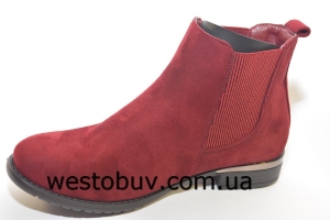 Женские замшевые ботинки Y065-3a