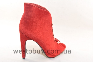 Женские летние ботинки на пуговках 1129-19