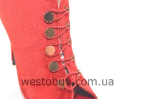 Женские летние ботинки на пуговках 1129-19