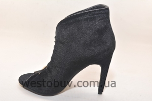 Женские летние ботинки на пуговках 1129-1