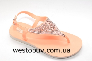 Персиковые вьетнамки 9001c