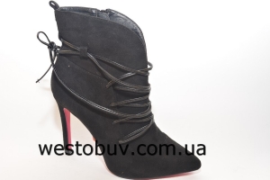 Ботинки с красной подошвой 1577-2a