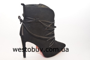 Ботинки с красной подошвой 1577-2a