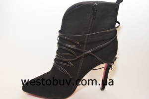 Ботинки с красной подошвой 1577-2a