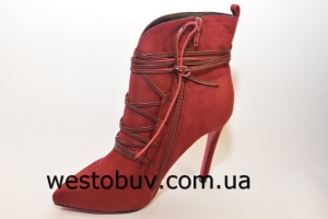 Ботинки с красной подошвой 1577-2b