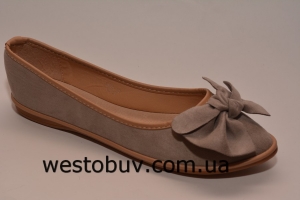Женские бежевые балетки SK26d